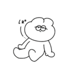 体調報告する無気力動物（うさぎ）（個別スタンプ：18）
