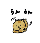 毎日使えるデカ文字の日本猫スタンプ（個別スタンプ：23）