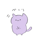 鉛筆タッチ♪2匹のねこ（個別スタンプ：7）