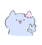 鉛筆タッチ♪2匹のねこ（個別スタンプ：10）