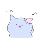 鉛筆タッチ♪2匹のねこ（個別スタンプ：24）