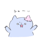 鉛筆タッチ♪2匹のねこ（個別スタンプ：28）