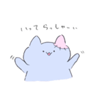 鉛筆タッチ♪2匹のねこ（個別スタンプ：34）