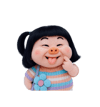かわいい衣装を着た退屈なブタ (NT)（個別スタンプ：25）