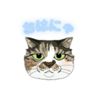 和猫かふぇイラストスタンプ（個別スタンプ：3）