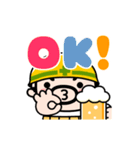 動く！ビールで乾杯！おやじ君（個別スタンプ：19）