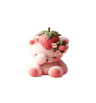 いちごのおバカでもかわいい（個別スタンプ：1）