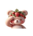 いちごのおバカでもかわいい（個別スタンプ：11）