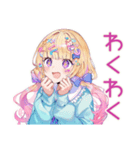 パステル女子のかわいいスタンプ2（個別スタンプ：10）