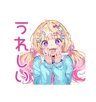 パステル女子のかわいいスタンプ2（個別スタンプ：16）