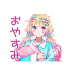 パステル女子のかわいいスタンプ2（個別スタンプ：40）