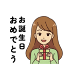 みさスタ＠ロングヘアの女の子 v01（個別スタンプ：22）
