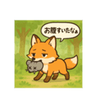 北海道のどうぶつたちと日常会話（個別スタンプ：7）