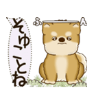 柴犬 2025 「犬の気持ち」（個別スタンプ：4）