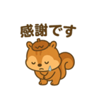 スポりすの毎日スタンプ（個別スタンプ：25）