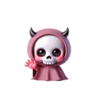 ピンクの死神はかわいいけど致命的（個別スタンプ：11）