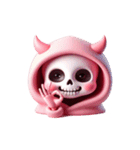 ピンクの死神はかわいいけど致命的（個別スタンプ：19）