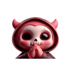 ピンクの死神はかわいいけど致命的（個別スタンプ：21）