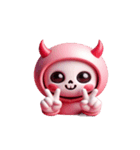 ピンクの死神はかわいいけど致命的（個別スタンプ：23）