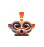 メガネザルのかわいい絵文字パック（個別スタンプ：28）