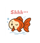 ゆるかわ金魚 癒しスタンプ 英語ver.2（個別スタンプ：7）
