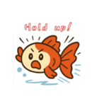 ゆるかわ金魚 癒しスタンプ 英語ver.2（個別スタンプ：9）