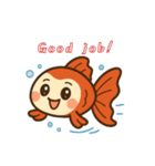 ゆるかわ金魚 癒しスタンプ 英語ver.2（個別スタンプ：30）
