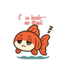 ゆるかわ金魚 癒しスタンプ 英語ver.2（個別スタンプ：32）