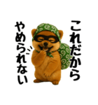 どろぼう顔のポメラニアン（個別スタンプ：32）