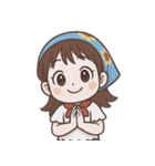 かわいいお花の日 (NT)（個別スタンプ：10）