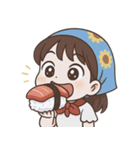 かわいいお花の日 (NT)（個別スタンプ：17）