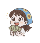 かわいいお花の日 (NT)（個別スタンプ：23）