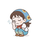 かわいいお花の日 (NT)（個別スタンプ：35）