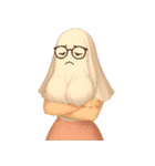 超変な彼女-改版編（個別スタンプ：4）