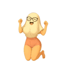 超変な彼女-改版編（個別スタンプ：9）