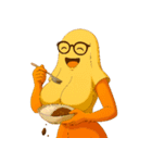 超変な彼女-改版編（個別スタンプ：14）