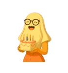 超変な彼女-改版編（個別スタンプ：15）