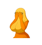 超変な彼女-改版編（個別スタンプ：20）