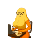 超変な彼女-改版編（個別スタンプ：22）