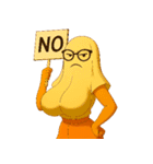 超変な彼女-改版編（個別スタンプ：26）