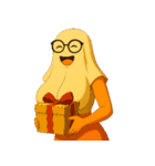 超変な彼女-改版編（個別スタンプ：29）