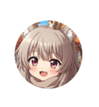 秋の待ち合わせみなみちゃんプレミアム（個別スタンプ：17）