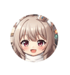 秋の待ち合わせみなみちゃんプレミアム（個別スタンプ：22）