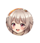 秋の待ち合わせみなみちゃんプレミアム（個別スタンプ：23）