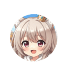 秋の待ち合わせみなみちゃんプレミアム（個別スタンプ：25）