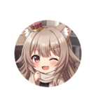 秋の待ち合わせみなみちゃんプレミアム（個別スタンプ：28）