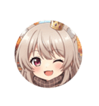 秋の待ち合わせみなみちゃんプレミアム（個別スタンプ：30）