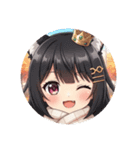 秋の待ち合わせみなみちゃんプレミアム（個別スタンプ：31）
