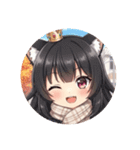 秋の待ち合わせみなみちゃんプレミアム（個別スタンプ：32）