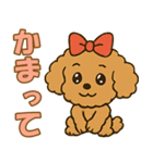 ハロウィン・誕生日 トイプードル【秋】犬（個別スタンプ：18）